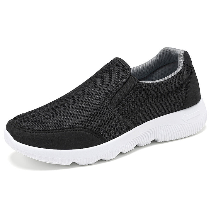 Herren nan atmungsaktiver Slip-On Freizeitschuh mit dehnbarem Einstieg, gestricktem Mesh-Obermaterial und stoßdämpfender EVA-Sohle Echo Archiv
