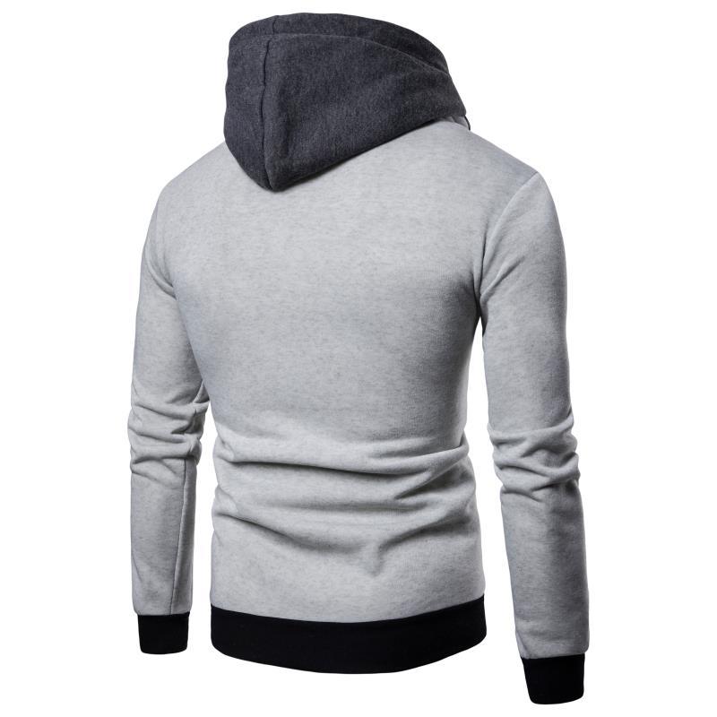 Herren bequemer Hoodie mit praktischem Reißverschluss und funktionalem Design Echoarchiv