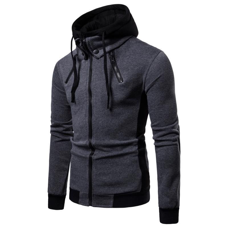 Herren bequemer Hoodie mit praktischem Reißverschluss und funktionalem Design Echoarchiv