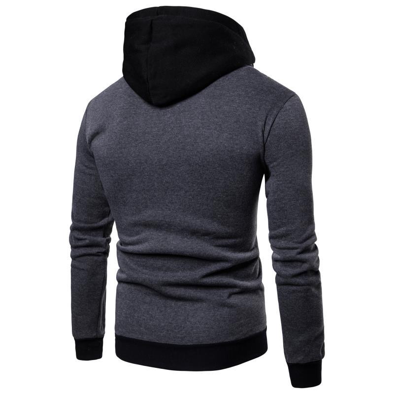 Herren bequemer Hoodie mit praktischem Reißverschluss und funktionalem Design Echoarchiv