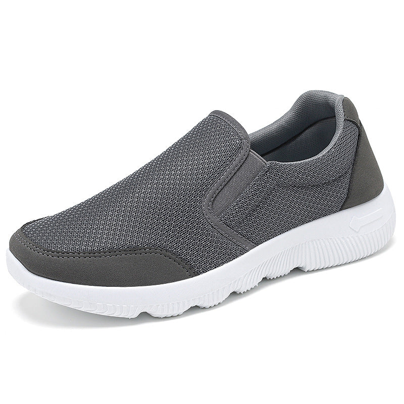 Herren nan atmungsaktiver Slip-On Freizeitschuh mit dehnbarem Einstieg, gestricktem Mesh-Obermaterial und stoßdämpfender EVA-Sohle Echo Archiv
