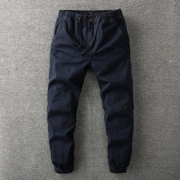 Herren Cargohose im Jogger‑Stil mit elastischem Bund und Knieverstärkung Echoarchiv