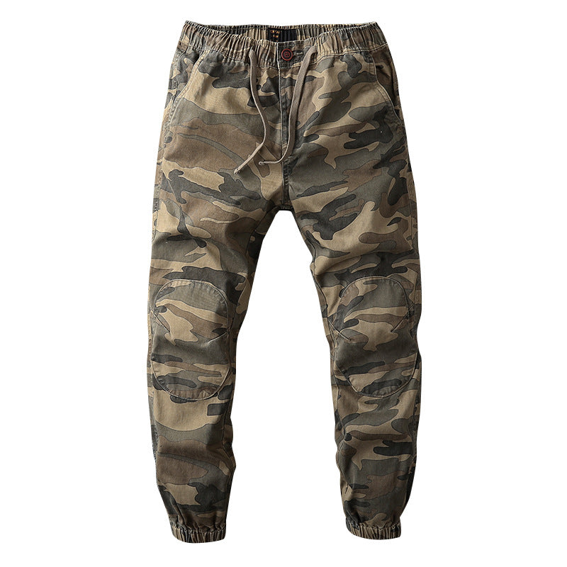 Herren Cargohose im Jogger‑Stil mit elastischem Bund und Knieverstärkung Echoarchiv