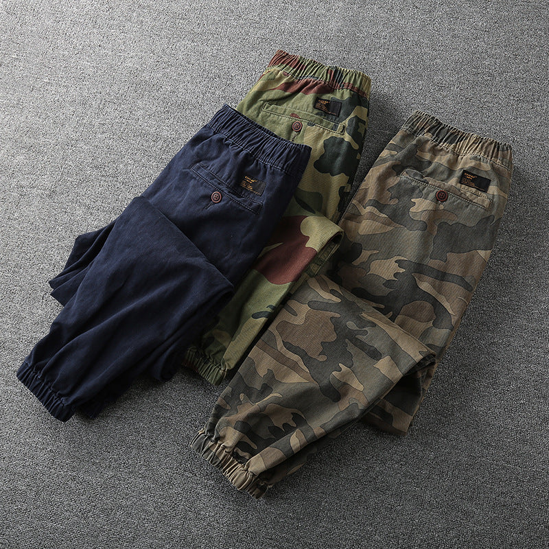 Herren Cargohose im Jogger‑Stil mit elastischem Bund und Knieverstärkung Echoarchiv