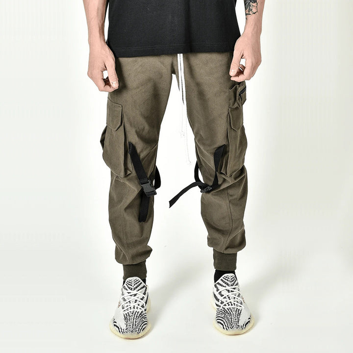 Herren Cargo-Hosen mit verstellbarem Bund und praktischen Taschen Echoarchiv