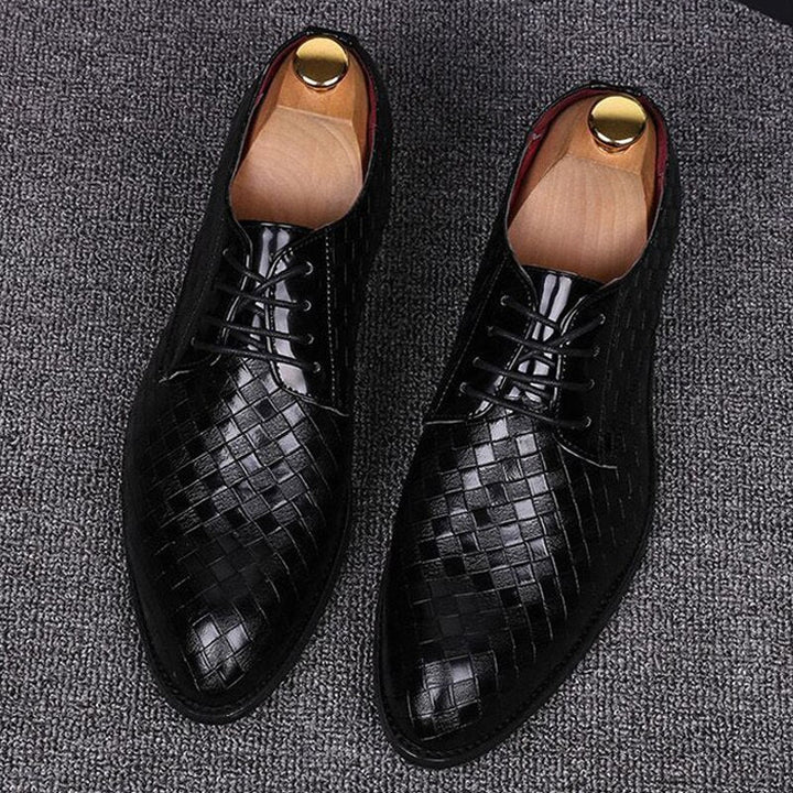 Elegante Leder Herren Schnürschuhe Echoarchiv