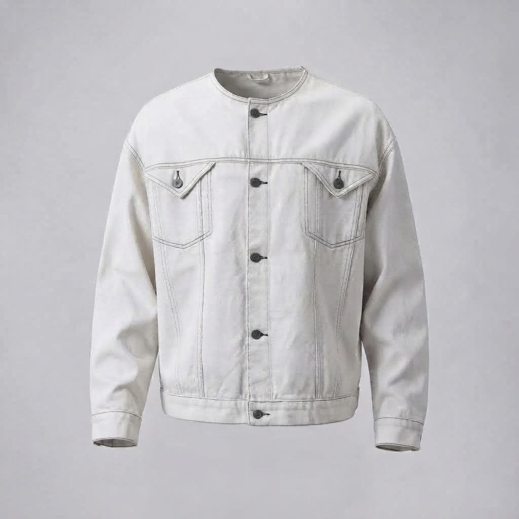Herren Übergrößen Denim Jacket Echoarchiv