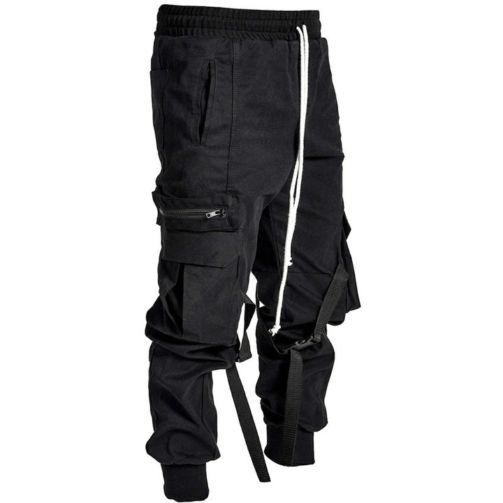Herren Cargo-Hose mit praktischen Reißverschlusstaschen und elastischem Bund Echoarchiv