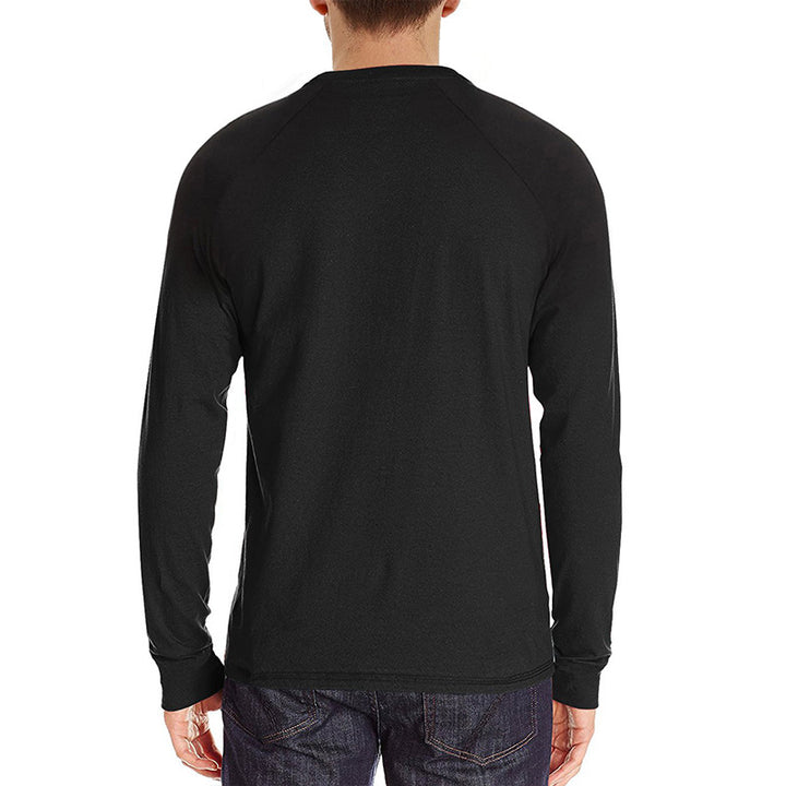 Herren Langarmshirt mit modischem Henley-Ausschnitt und bequemer Passform Echoarchiv