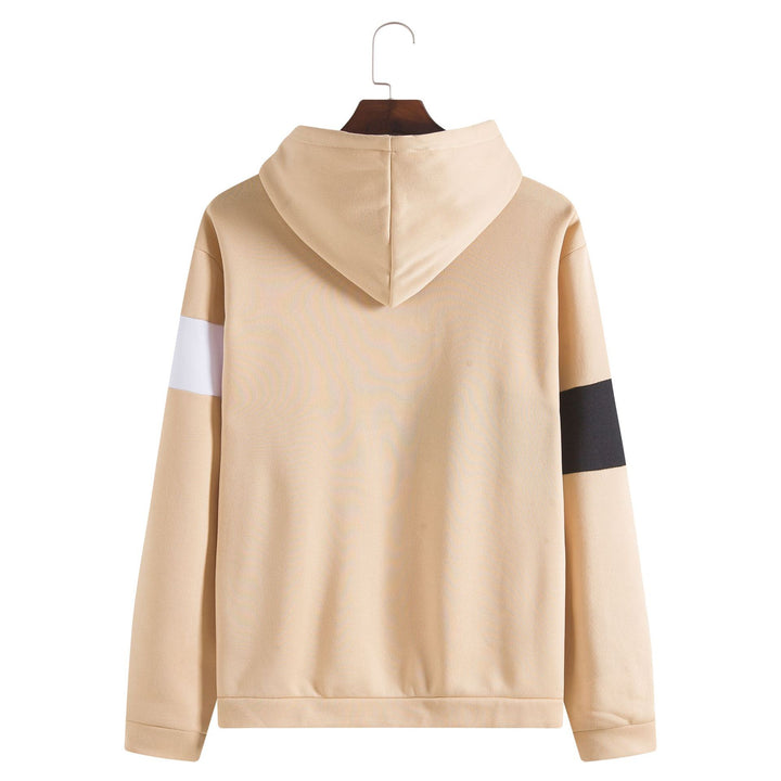 Herren Kapuzenpullover mit stilvoller Blockstreifen-Design und bequemer Passform Echoarchiv