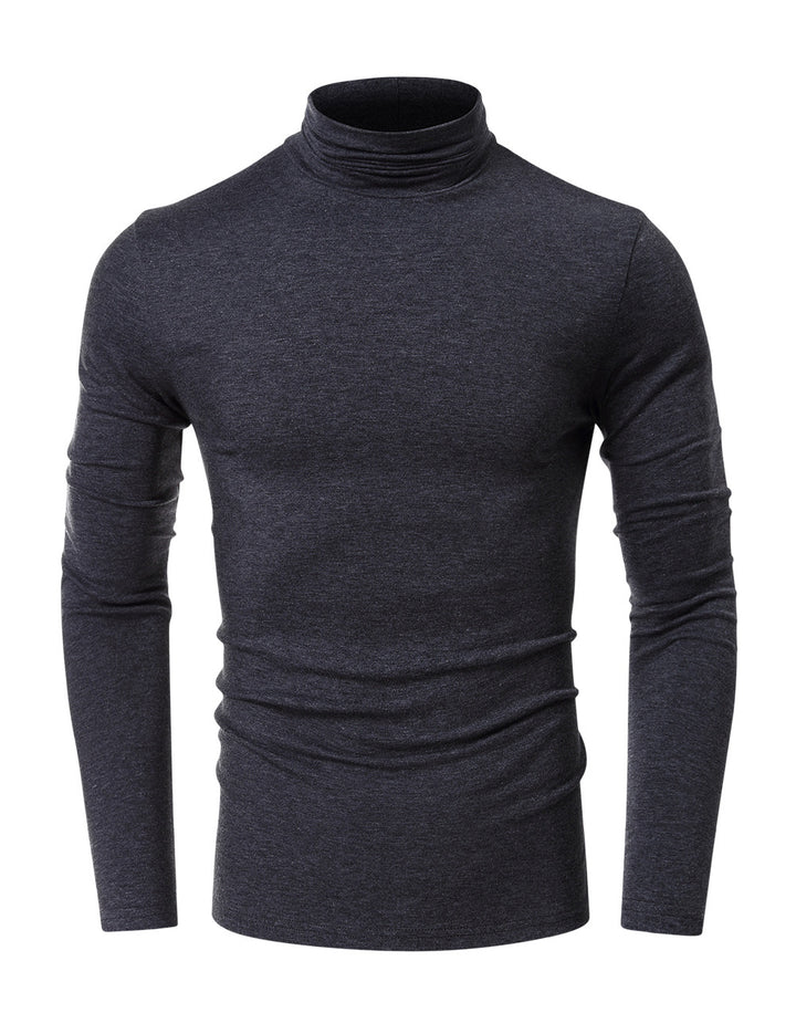 Herren Rollkragenpullover aus elastischem Baumwollmix Echoarchiv