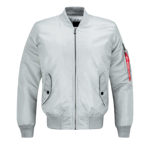 Herren  isolierte Nylon Commuter Bomber mit Sturm-Reißverschluss, schrägen Klappentaschen und charakteristischem Ärmelband Echo Archiv