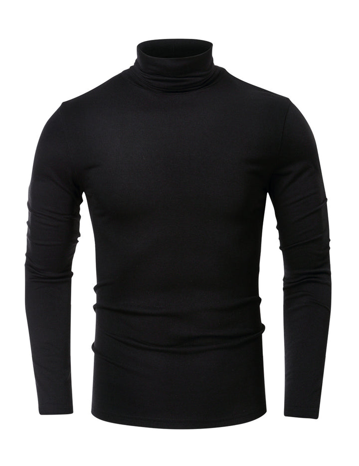 Herren Rollkragenpullover aus elastischem Baumwollmix Echoarchiv