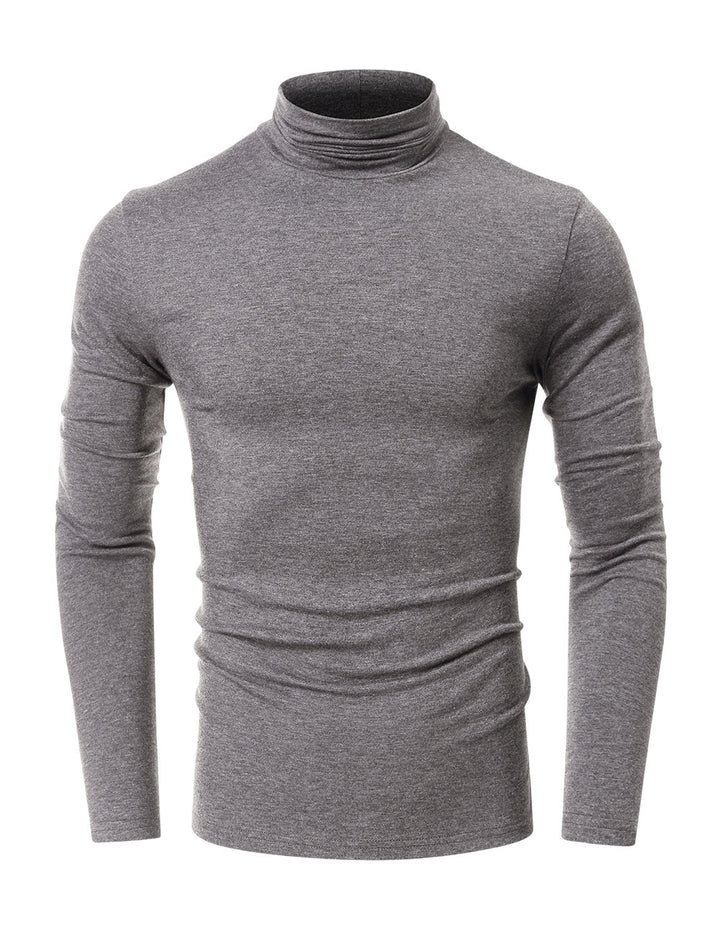 Herren Rollkragenpullover aus elastischem Baumwollmix Echoarchiv