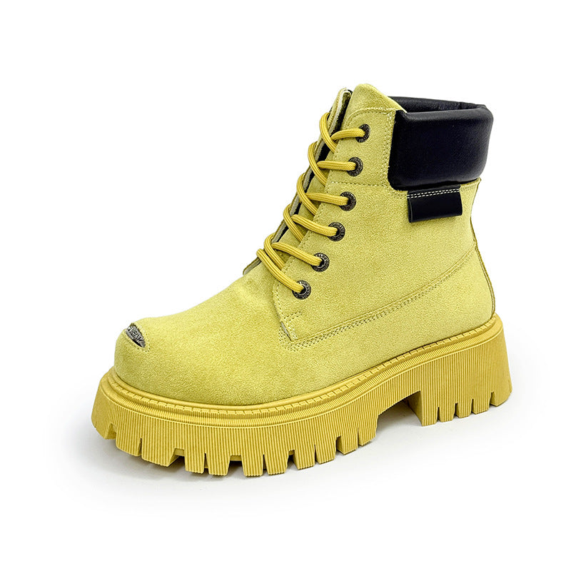Herren-Stiefel, hohe Form, Wildleder-Optik