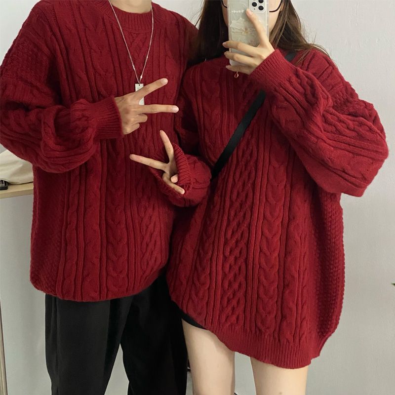 Herren- und Damen-Strickpullover, weich, angenehm