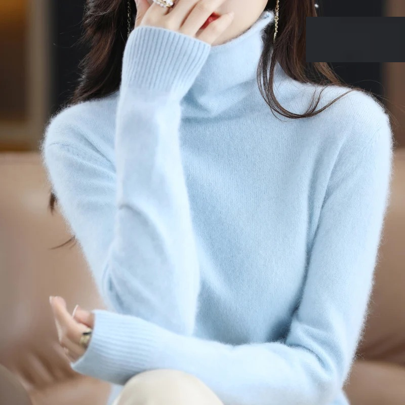 Echoarchiv | Pullover Damen Weicher Rollkragenpullover, Warm & Luxuriöses Design
