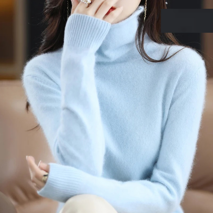 Echoarchiv | Pullover Damen Weicher Rollkragenpullover, Warm & Luxuriöses Design