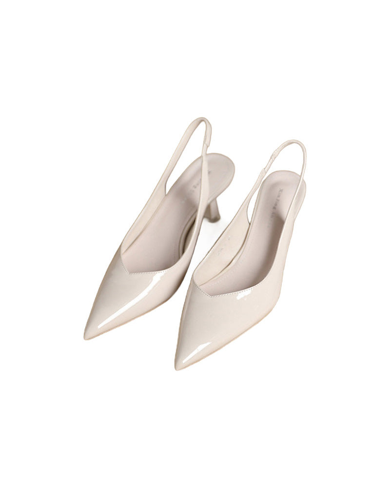 Echoarchiv | Einfarbige, Temperamentvolle High Heels mit Spitzer Zehenpartie