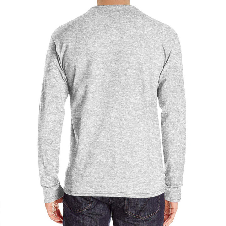 Herren Langarmshirt mit modischem Henley-Ausschnitt und bequemer Passform Echoarchiv