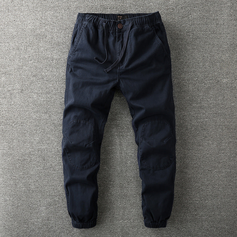 Herren Cargohose im Jogger‑Stil mit elastischem Bund und Knieverstärkung Echoarchiv