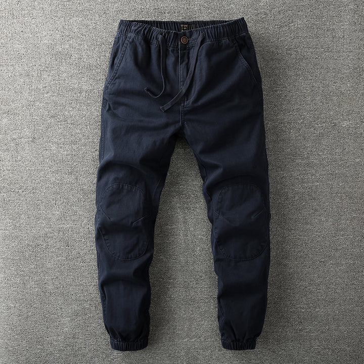 Herren Cargohose im Jogger‑Stil mit elastischem Bund und Knieverstärkung Echoarchiv