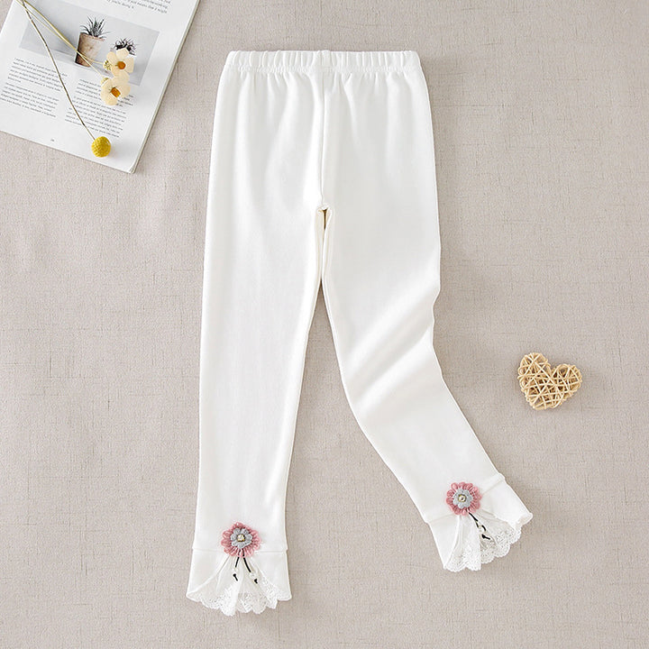 Damen Leggings mit dekorativen Rüschendetails Echo Archiv