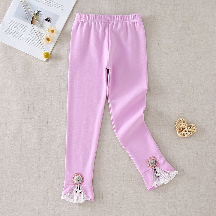 Damen Leggings mit dekorativen Rüschendetails Echo Archiv