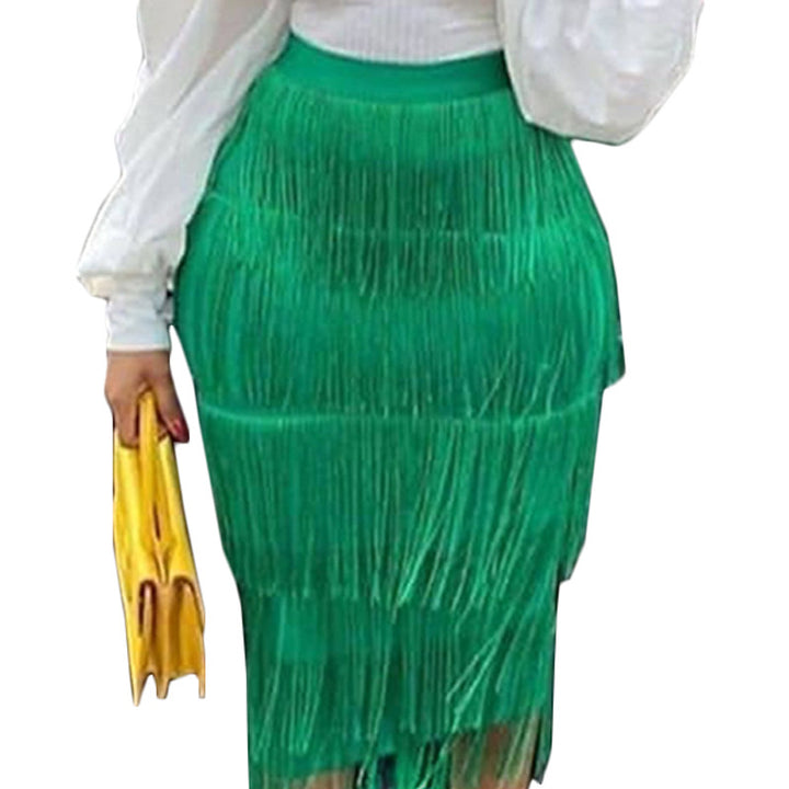 Damen eleganter Fransenrock Echo Archiv