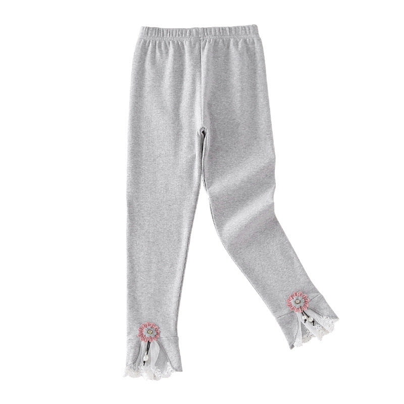 Damen Leggings mit dekorativen Rüschendetails Echo Archiv