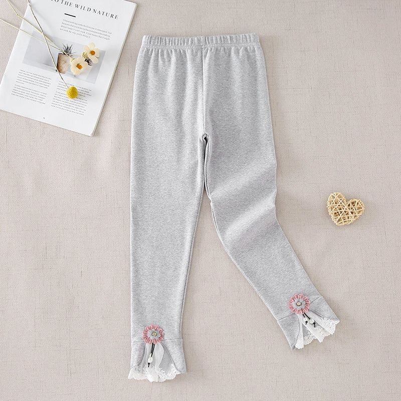 Damen Leggings mit dekorativen Rüschendetails Echo Archiv