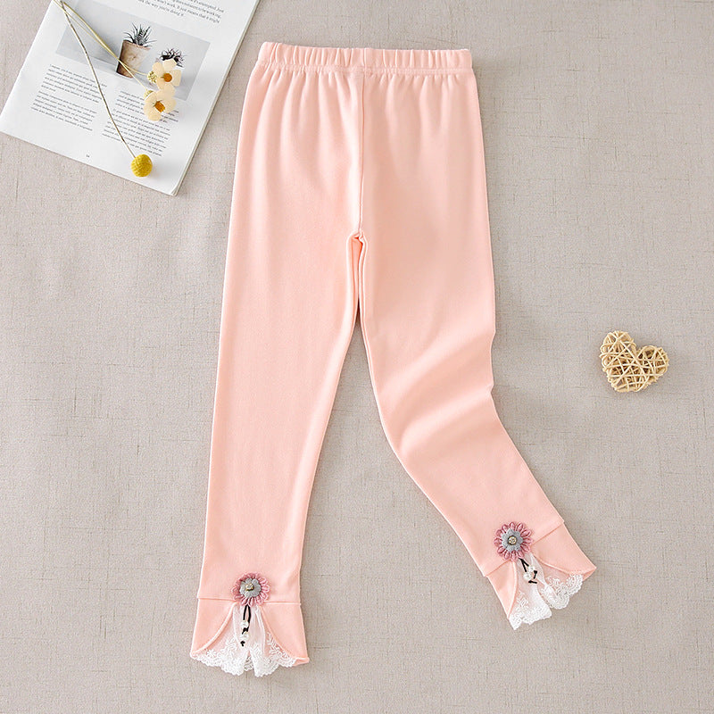 Damen Leggings mit dekorativen Rüschendetails Echo Archiv