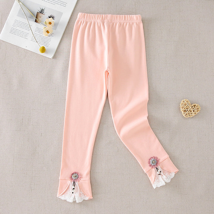 Damen Leggings mit dekorativen Rüschendetails Echo Archiv