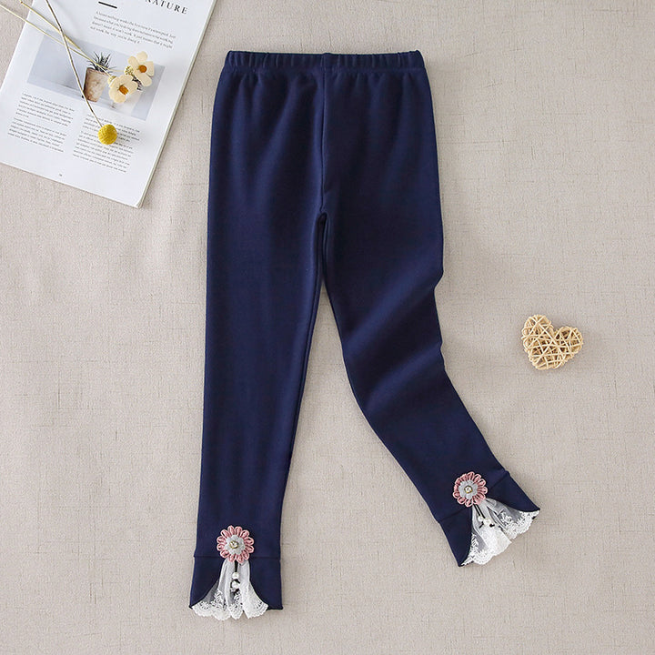 Damen Leggings mit dekorativen Rüschendetails Echo Archiv
