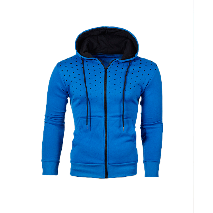 Herren Sportlicher Kapuzenpullover mit innovativem Lochmuster und praktischem Reißverschluss Echoarchiv