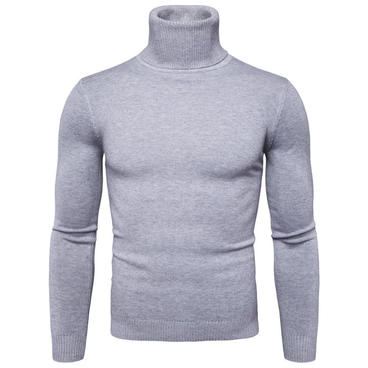 Herren Rollkragenpullover aus weicher Merinowolle mit eleganter Struktur Echoarchiv