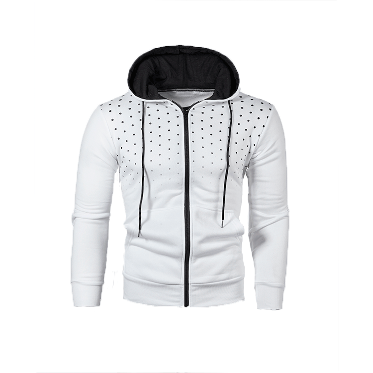 Herren Sportlicher Kapuzenpullover mit innovativem Lochmuster und praktischem Reißverschluss Echoarchiv