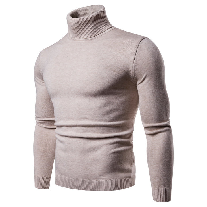 Herren Rollkragenpullover aus weicher Merinowolle mit eleganter Struktur Echoarchiv