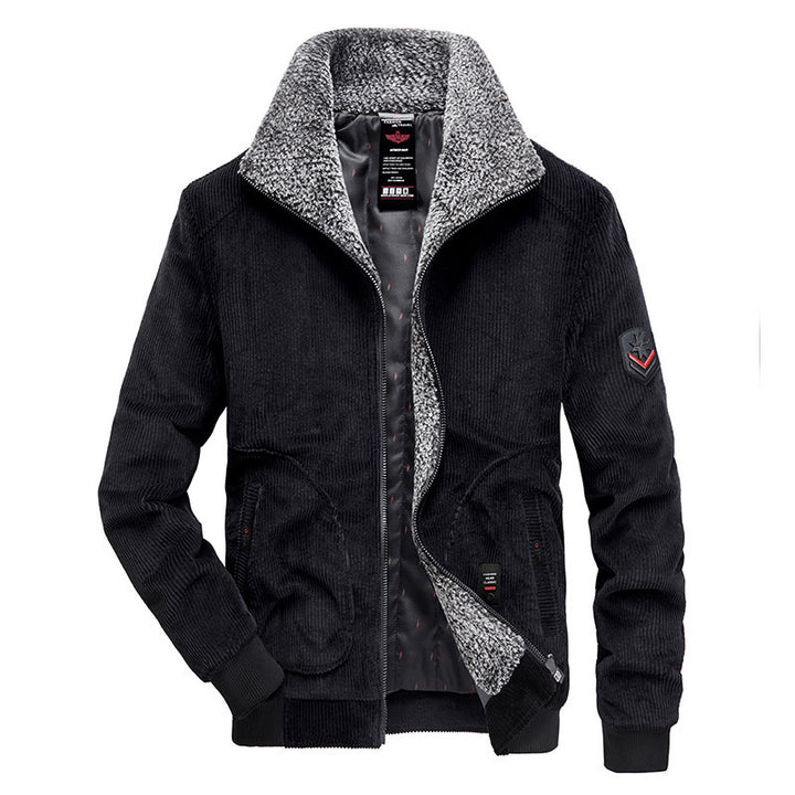 Herren Modische Cordjacke mit Teddyfutter Echo Archiv