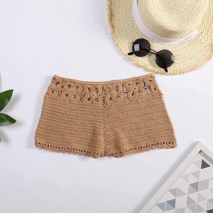 Damen Häkel-Shorts mit floralem Bund Echo Archiv