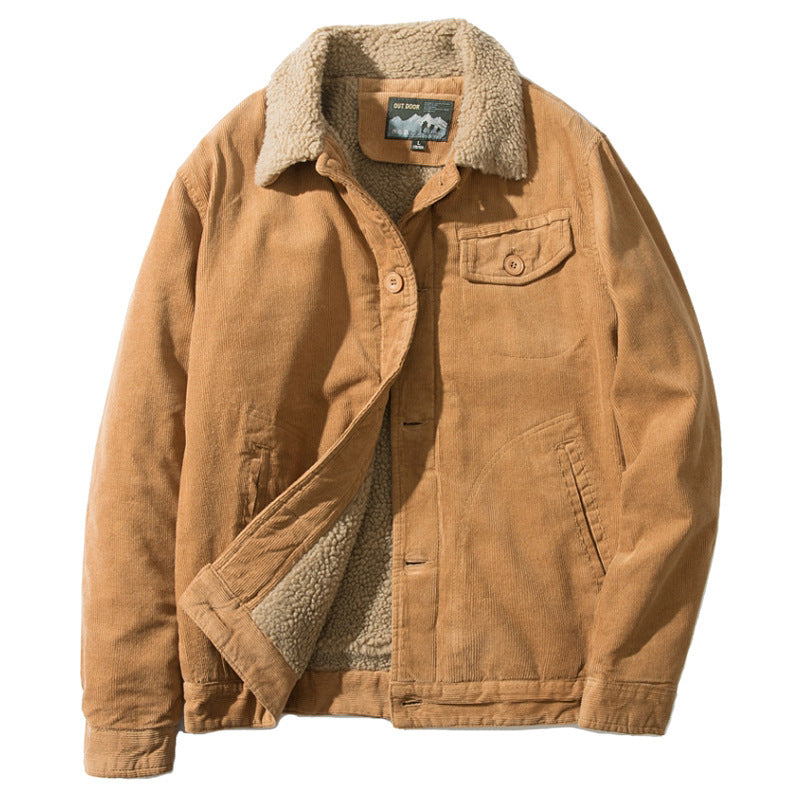 Herren Stylische Outdoor-Jacke mit Teddy-Futter Echo Archiv
