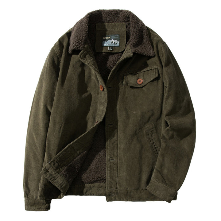 Herren Stylische Outdoor-Jacke mit Teddy-Futter Echo Archiv