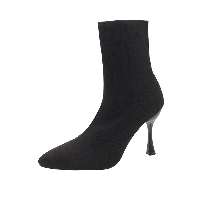 Damen Stretch‑Stiefelette mit spitzer Zehenform und schlankem Stiletto‑Absatz Echo Archiv