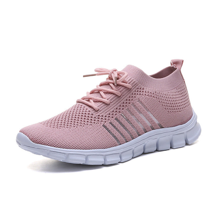 Damen atmungsaktiver Strick-Sneaker mit flexibler Segmentsohle und Komfortfußbett Echo Archiv