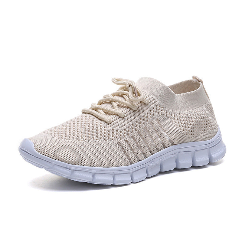 Damen atmungsaktiver Strick-Sneaker mit flexibler Segmentsohle und Komfortfußbett Echo Archiv