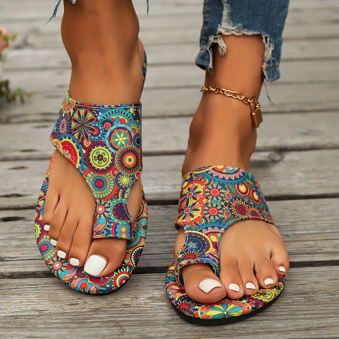 Echoarchiv | Florale Flip Flops für Frauen