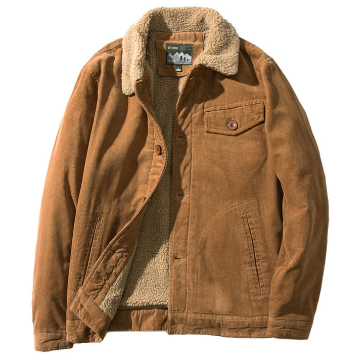 Herren Stylische Outdoor-Jacke mit Teddy-Futter Echo Archiv