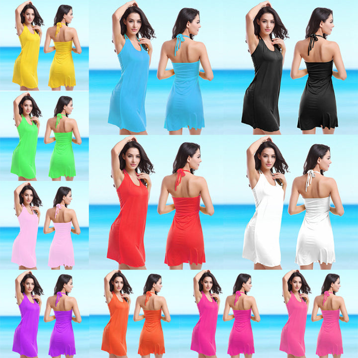 Damen Strandkleid mit variabler Trägelösung Echo Archiv