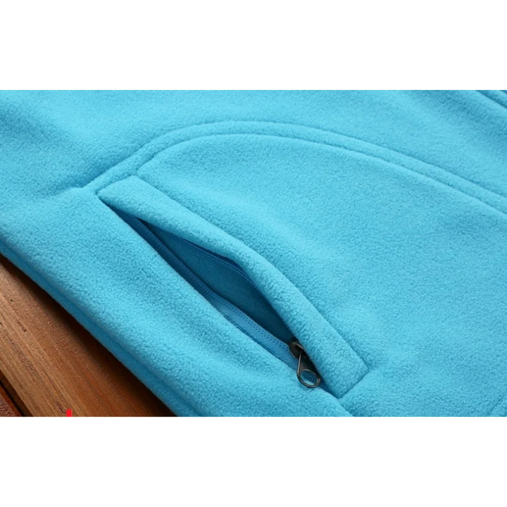 Fleecejacke Damen Reißverschluss-Fleece mit Stehkragen – Célinea
