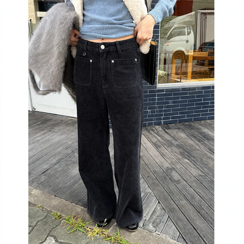 Damen-Cordhose mit Schlag, 92353